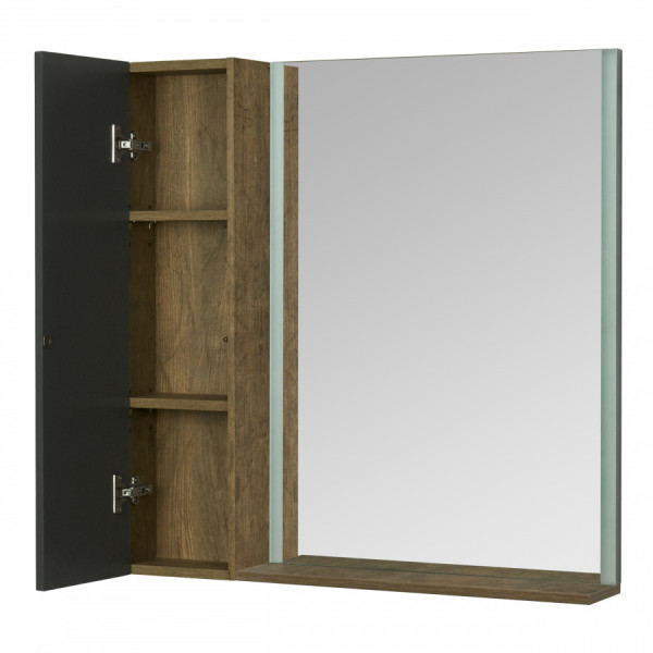 Шкаф подвесной Aquaton Терра 240x140x850 дуб кантри, антрацит (1.A247.4.03T.EKA.0)