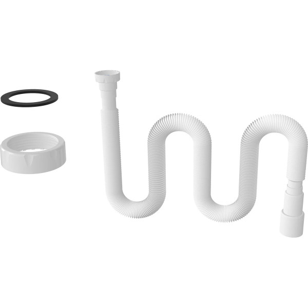 Отвод гофр. переходной 1 1/2"х40/50 (1300 мм) Nova (c плоской прокладкой) (1335) Отвод гофр. переходной 1 1/2"х40/50 (1300 мм) Nova (c плоской прокладкой) (1335)