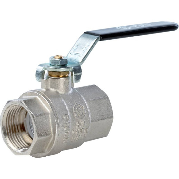 Кран 2" ВВ шаровый Stout (черная ручка, полнопроходной) (SVB-0001-000050)