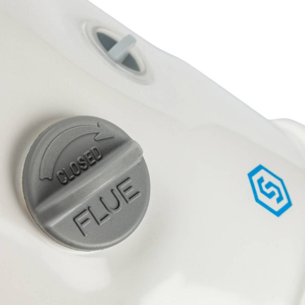 Элемент дымохода Stout DN60/100 адаптер для котла вертикальный коаксиальный (совместимый с Bosch, Buderus (SCA-6010-240100)