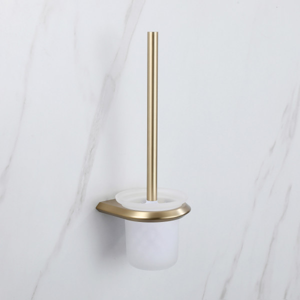 Щетка для туалета Abber Nord золото матовое (AA1532G) Щетка для туалета Abber Nord золото матовое (AA1532G)