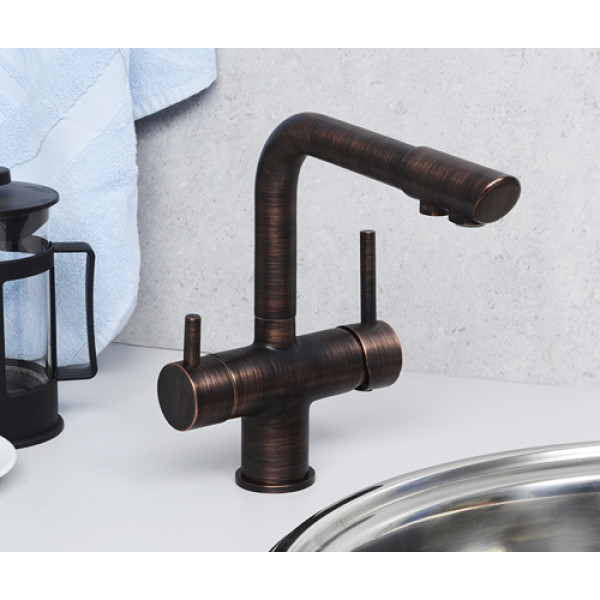 Смеситель для кухни WasserKRAFT под фильтр, темная бронза (A8047) Смеситель для кухни WasserKRAFT под фильтр, темная бронза (A8047)