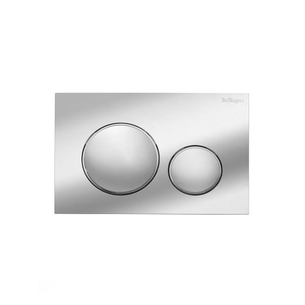 Клавиша смывная BelBagno хром (BB-17C-CRM)