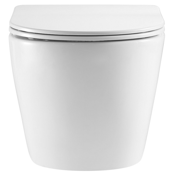 Унитаз подвесной Teramo безободковый с сидением микролифт 515x355x365 (AZ-0053-UQ)