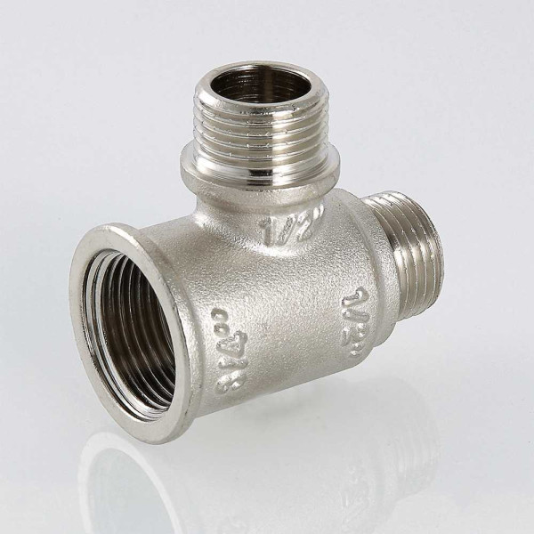 Тройник переходной 3/4"х3/4"х1/2" ВНН Valtec (никель) (VTr.133.RN.050504) Тройник переходной 3/4"х3/4"х1/2" ВНН Valtec (никель) (VTr.133.RN.050504)