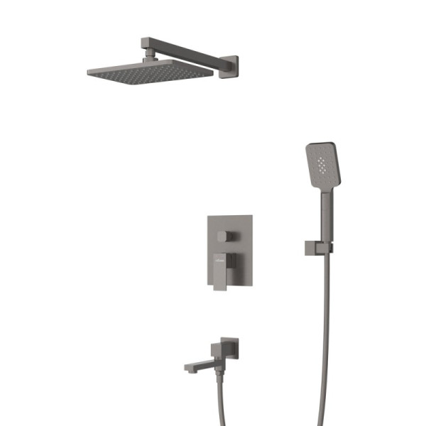 Система душевая Cezares Slider оружейная сталь матовый (SLIDER-VDSET-GM) Система душевая Cezares Slider оружейная сталь матовый (SLIDER-VDSET-GM)