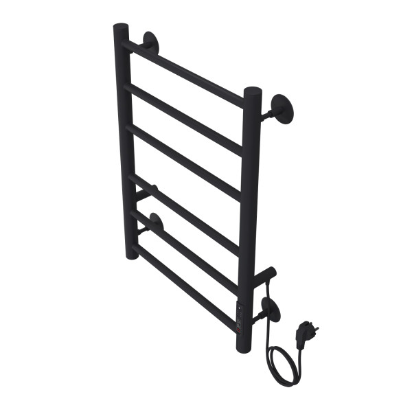 Полотенцесушитель электрический Azario Milan 400x600 черный Полотенцесушитель электрический Azario Milan 400x600 черный