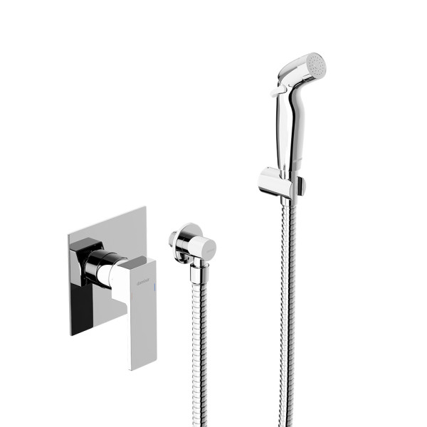 Смеситель с гигиеническим душем Damixa Gala с душевым набором хром (537510000)