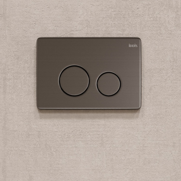 Клавиша смывная Iddis матовый графит Unisteel (UNSR2GMi77)