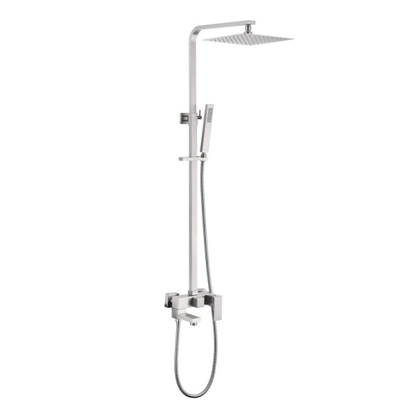 Душевая система Abber Daheim с изливом сатин (AF8216SPL)