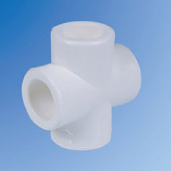 Крестовина PP-R 20*20*20*20 мм. "Pilsa" (белая) (80317) Крестовина PP-R 20*20*20*20 мм. "Pilsa" (белая) (80317)