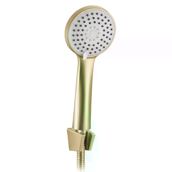 Смеситель для раковины Rea Ontario с душевым комплектом золото матовое (REA-B5513) Смеситель для раковины Rea Ontario с душевым комплектом золото матовое (REA-B5513)