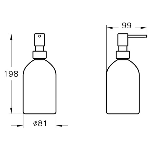 Диспенсер для жидкого мыла Origin Vitra хром (A44891)