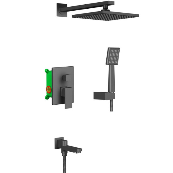 Душевая система Timo Selene черная внешняя часть внутреняя часть (SX-3069/03SM)