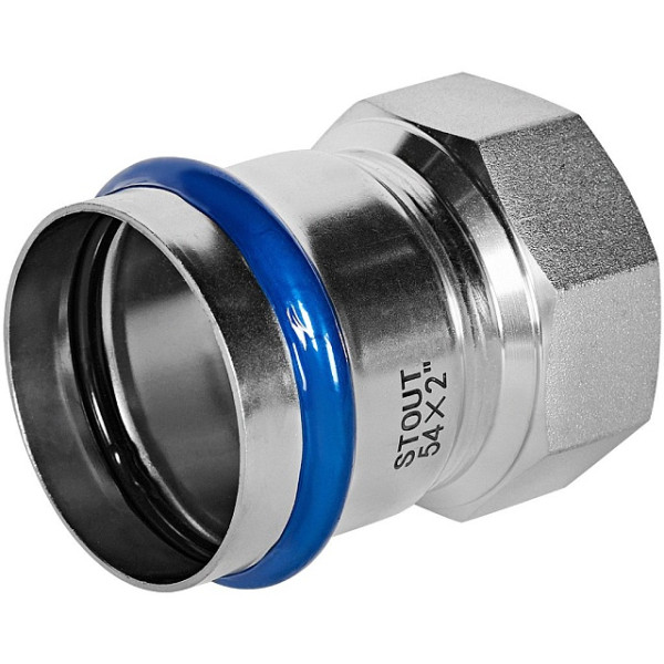 Переход 54х2"В Stout SSS-2022 ВПр-ВР (нерж.ст., пресс) SSS-2022-000542 Переход 54х2"В Stout SSS-2022 ВПр-ВР (нерж.ст., пресс) SSS-2022-000542