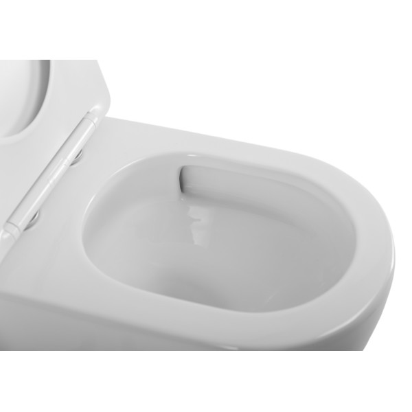 Унитаз приставной BelBagno Сфера-Р безободковый с сиденьем soft close белый (BB2141CB-TOR/SC) Унитаз приставной BelBagno Сфера-Р безободковый с сиденьем soft close белый (BB2141CB-TOR/SC)
