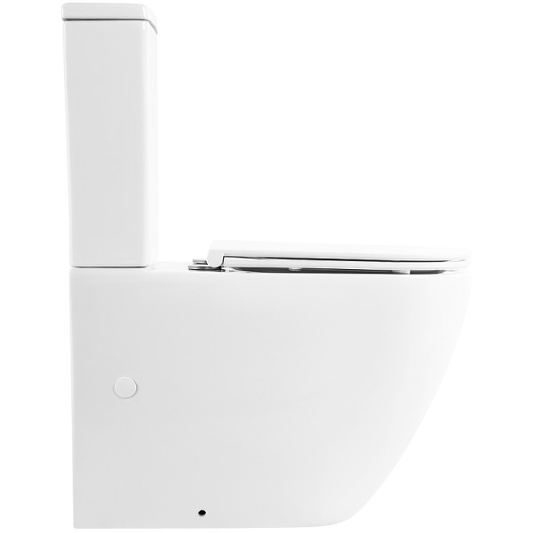 Унитаз-компакт BelBagno Sfera-R безободковый (BB2141CPR/BB870SC)
