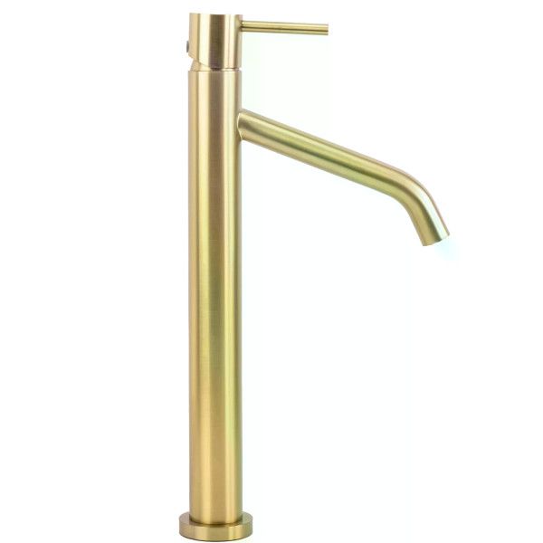 Смеситель для раковины Rea Level золото матовое (REA-B6217)