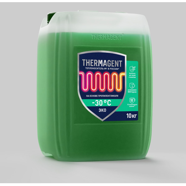 Теплоноситель Thermagent Eko-30 10 кг (пропиленгликоль) (TA 602270) Теплоноситель Thermagent Eko-30 10 кг (пропиленгликоль) (TA 602270)