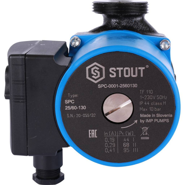 Насос циркуляционный Stout 25/60-130 (SPC-0010-2560130)