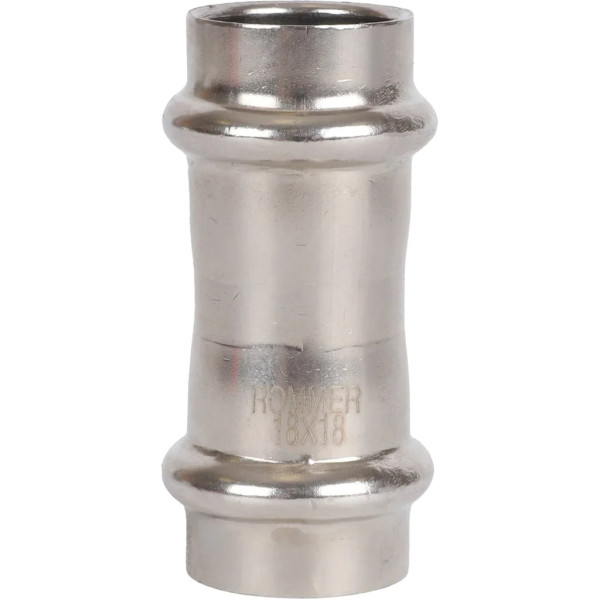 Муфта 18 Rommer из нержавеющей стали (пресс) (RSS-0017-000018) Муфта 18 Rommer из нержавеющей стали (пресс) (RSS-0017-000018)