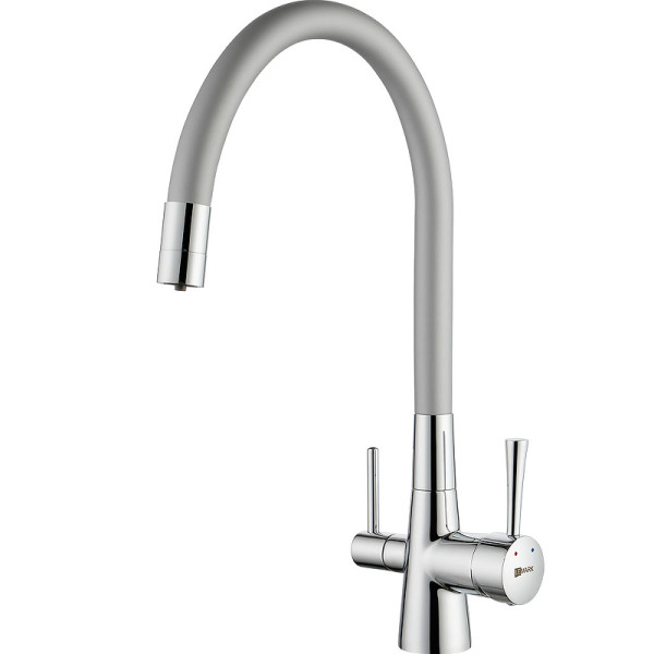 Смеситель для кухни Lemark Comfort хром/серый (LM3075C-Silver) Смеситель для кухни Lemark Comfort хром/серый (LM3075C-Silver)