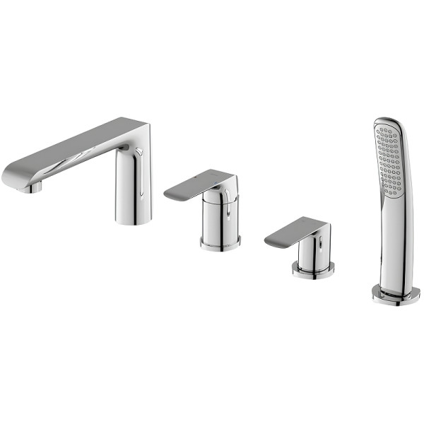 Смеситель для ванны и душа Ravak каскадный FL 026.00 хром (X070120)