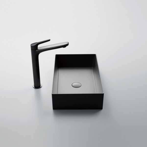 Раковина накладная Abber Rechteck 60x36x13 черная матовая (AC2220MB)