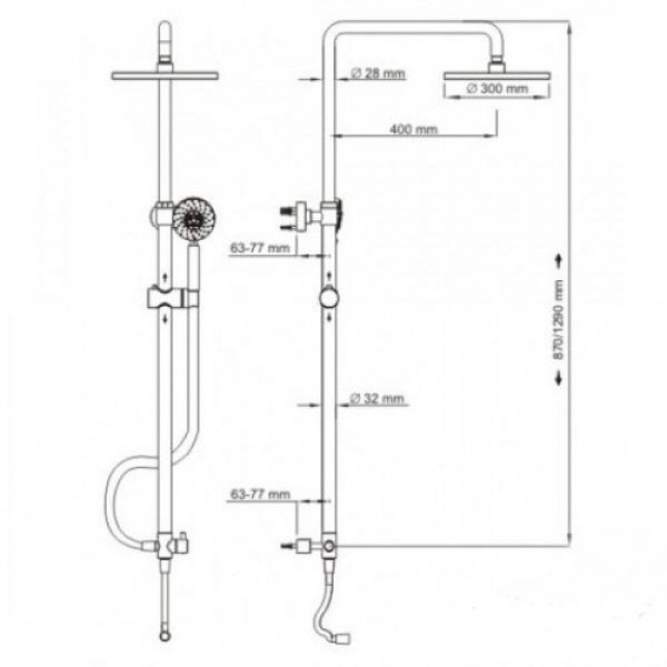 Душевой гарнитур Mofem Univerce Pro (79.002.72.00)