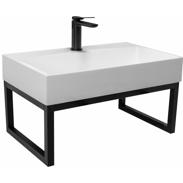 Раковина накладная Rea Goya 70x46 белый (REA-U8902+U8668)