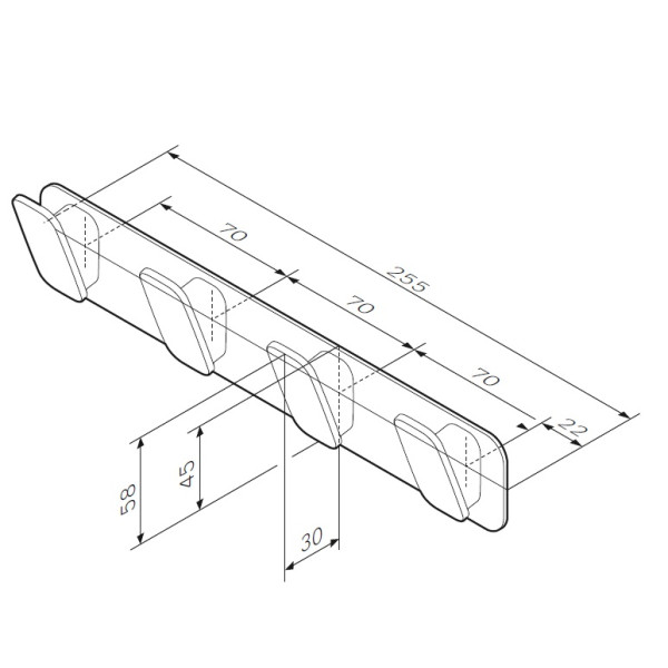 Крючок для полотенец AM.PM Inspire 2.0 (A50A35900)