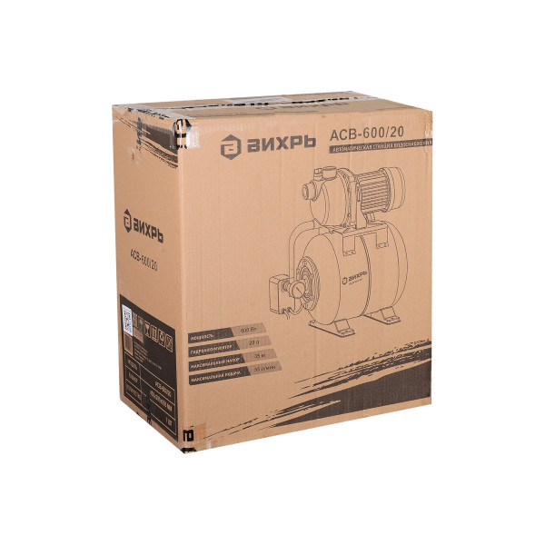 Станция водоснабжения автономная Вихрь АСВ-600/20 (68/1/12) Станция водоснабжения автономная Вихрь АСВ-600/20 (68/1/12)