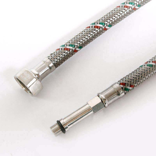 Подводка гибкая для смесителя Uni-Fitt 600 мм 1/2"*МL10х1 удл. штуцер DN 8 оплётка из нерж. стали (503S2806)