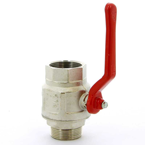 Кран Itap 1 1/2" ВН шаровый Ideal (красная ручка) (0910112)