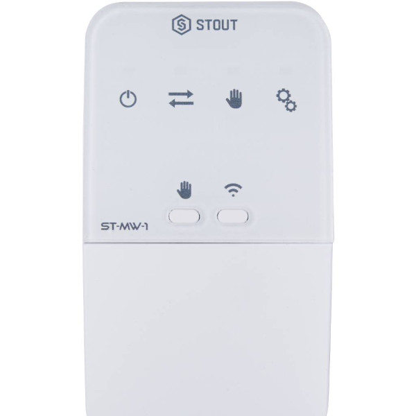 Терморегулятор Stout беспроводной комнатный двухпозиционный ST-295v2, белый (STE-0101-029521)