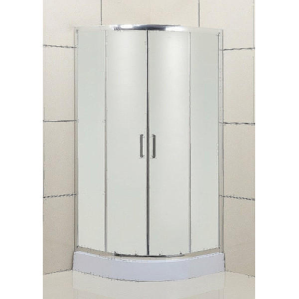 Душевой уголок BelBagno Uno-195 90x90x195 стекло рифленое, профиль хром (UNO-195-R-2-90-P-Cr)