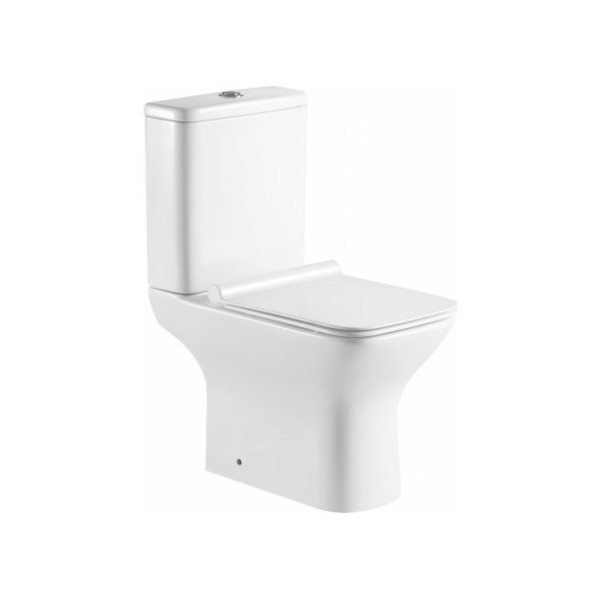 Унитаз напольный Aquanet Cube 2-C с сиденьем Soft Close (240208)