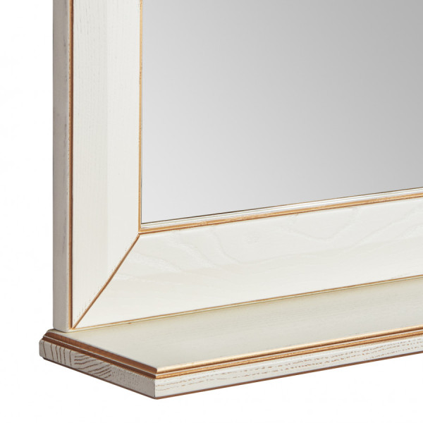 Зеркало Aquaton Беатриче 860x125x858 слоновая кость патина (1.A191.8.02B.EM6.0)