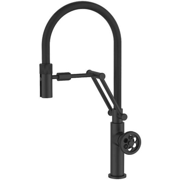 Смеситель для кухни с гибким изливом Iddis Grange Черный (GRABLFLi05)