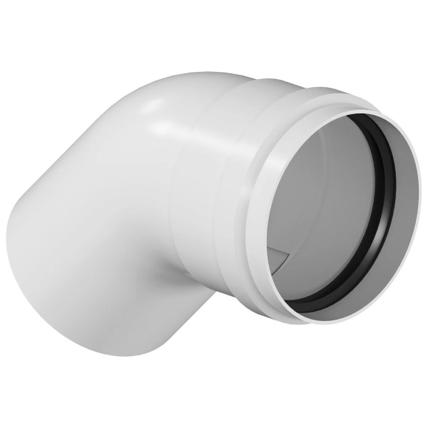 Отвод конденсационный Okseler D80 угол 45° (oks00105)