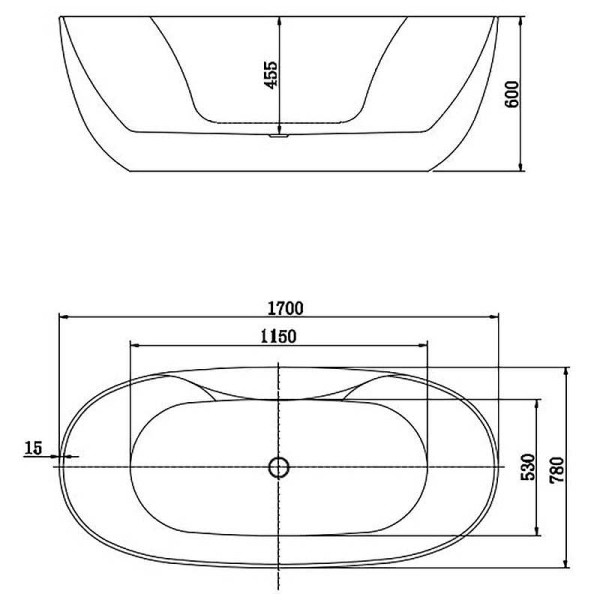 Ванна акриловая Aquatek Аполо 1700x780x600 со сливом и ножками белый глянцевый (AQ-1155778) Ванна акриловая Aquatek Аполо 1700x780x600 со сливом и ножками белый глянцевый (AQ-1155778)