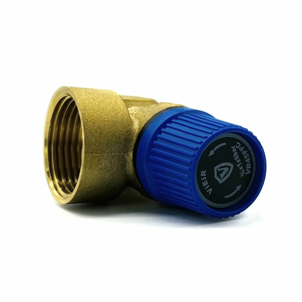 Клапан предохранительный 3/4"*1"ВВ 8 бар Vieir (синий) (VR45FFC-8)