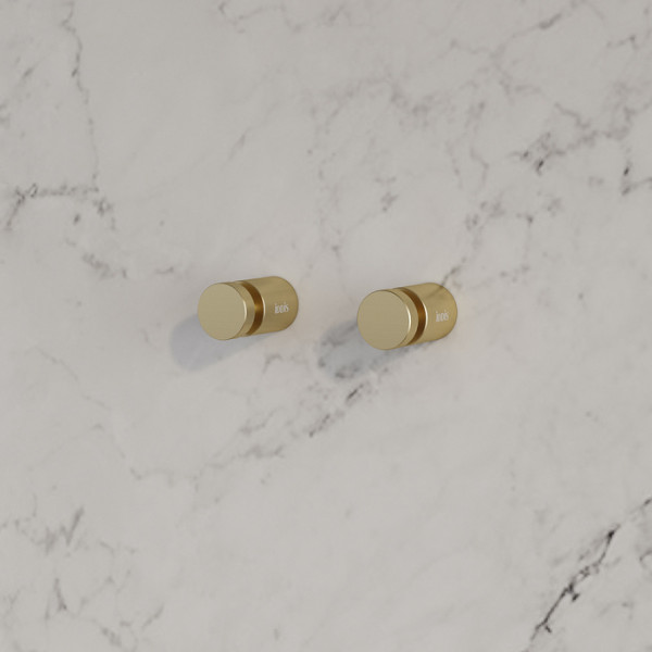 Крючок одинарный комплект сплав металлов Petite матовое золото Iddis (PET2G01i41)