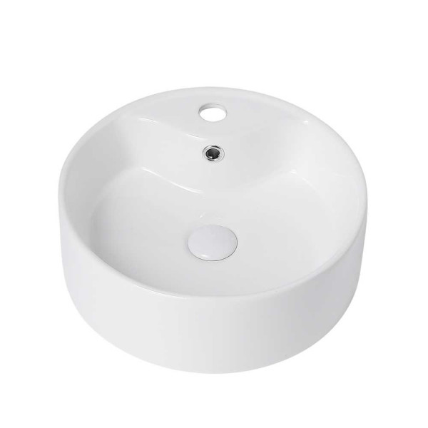 Раковина накладная ABBER Bequem 41x41 белая (AC2104)