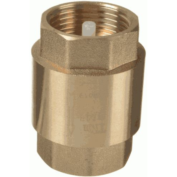 Клапан обратный вертикальный 3/4" TeRma (с пластиковым седлом) (33942) Клапан обратный вертикальный 3/4" TeRma (с пластиковым седлом) (33942)
