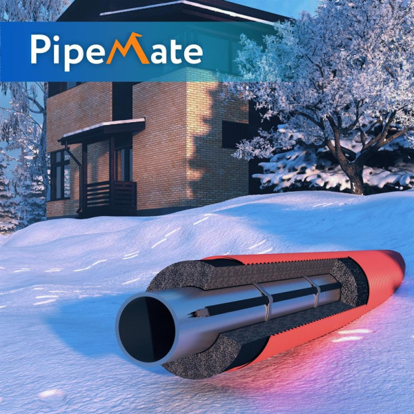 Комплект обогрева труб PipeMate (25 Вт/м, на трубу, с вилкой и узлом ввода) (2265963) Комплект обогрева труб PipeMate (25 Вт/м, на трубу, с вилкой и узлом ввода) (2265963)