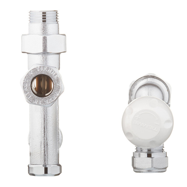 Комплект терморегулирующий для двухтрубной системы Tiemme 1/2"*М24*19 (3370KIT)