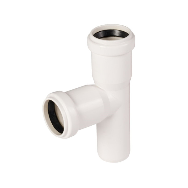 Тройник канализационный HTEA 32х32х87° (белый) Ostendorf (559660)