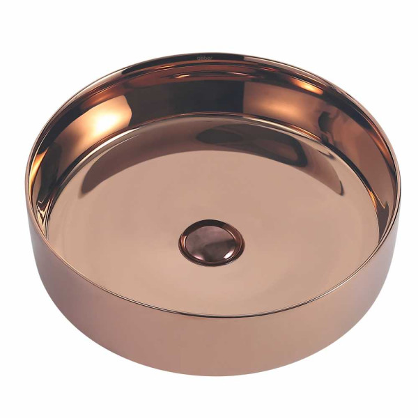 Раковина накладная Abber Bequem розовое золото (AC2109RG)