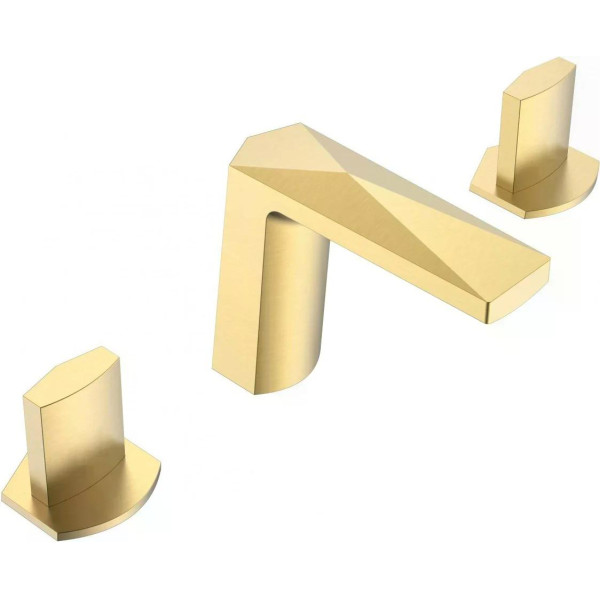 Смеситель для раковины Boheme Venturo Золотой (150-G-ICE)